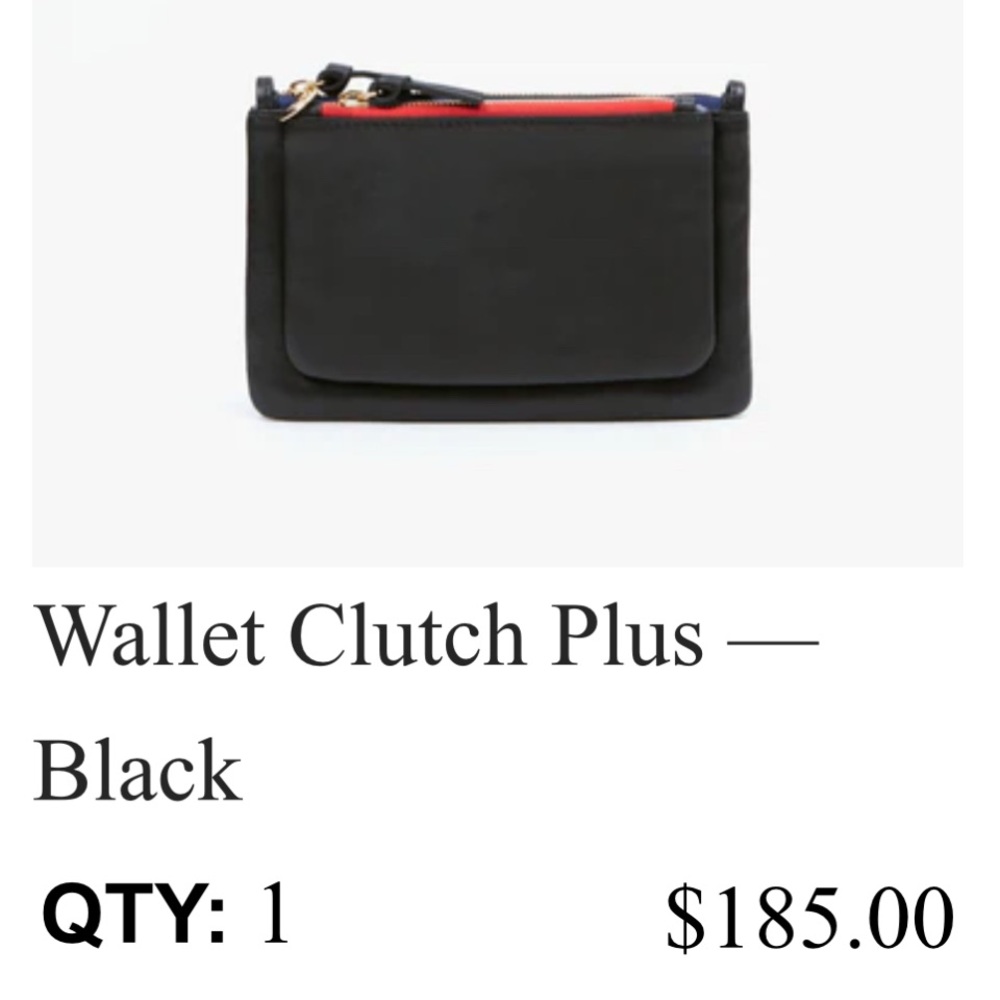 Clare V Wallet Clutch (with chain)